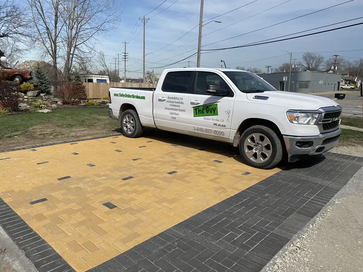 Paver patio and walkway installation in Metro Detroit