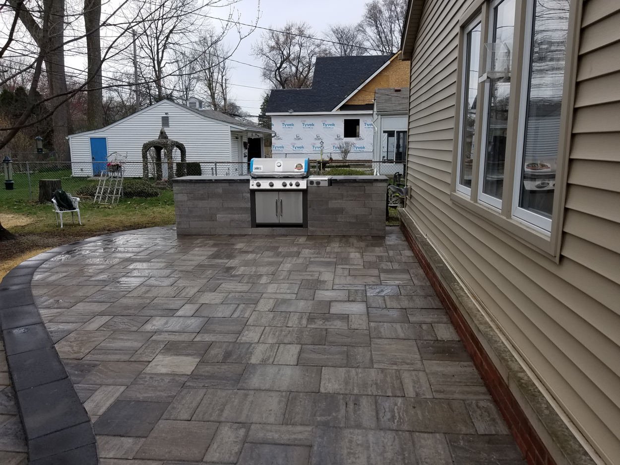 brick paver patio